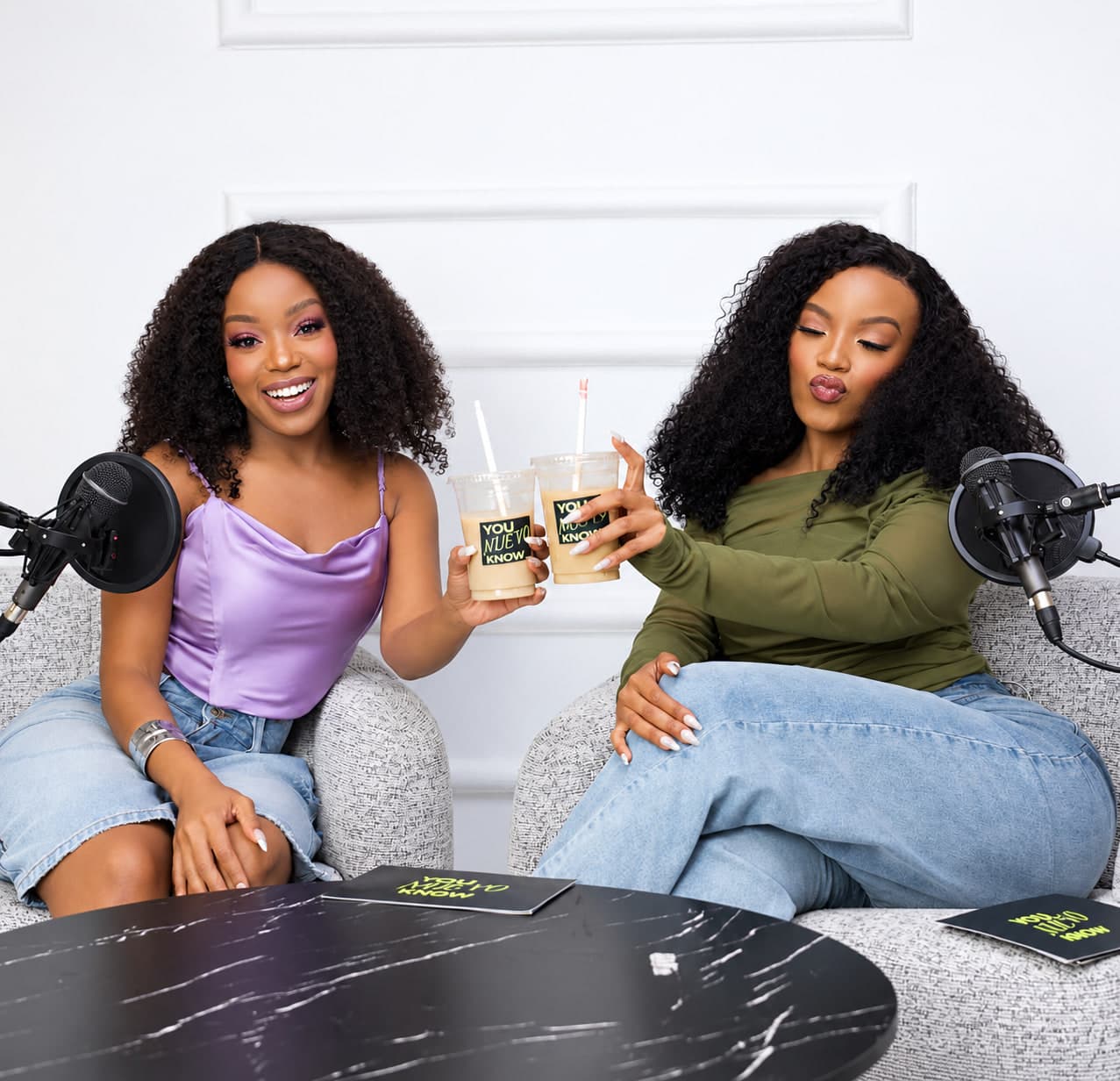 Reality Tv Stars and Entrepreneurs Samantha and Theresa Malinga Take launch their Podcast “You Nuevo Know”